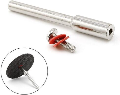 Rotary Tool Mandrels 25 Pcs 1/8 inch for Fiberglass Cut Off Discs, Accessories, and Wheels Stem Connection 402 Compatible with Dremel Cutting Discs in Saudi Arabia