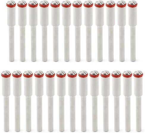 Rotary Tool Mandrels 25 Pcs 1/8 inch for Fiberglass Cut Off Discs, Accessories, and Wheels Stem Connection 402 Compatible with Dremel Cutting Discs in Saudi Arabia