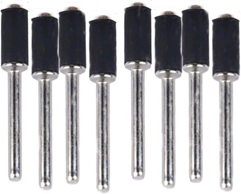 12 Pcs 1/4 Inch Rubber Mandrel Sand Drum Holder Sanding Drum Rubber Bands with 1/8 Inch Shank for Sanding Drum Holder Sleeve Rotary Tool in Saudi Arabia