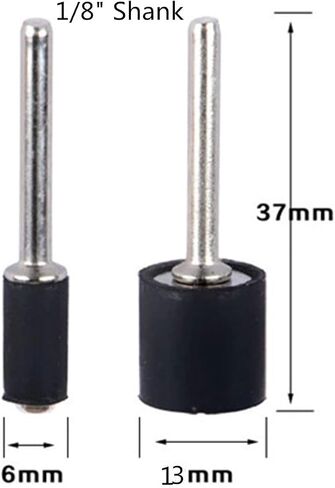 12 Pcs 1/4 Inch Rubber Mandrel Sand Drum Holder Sanding Drum Rubber Bands with 1/8 Inch Shank for Sanding Drum Holder Sleeve Rotary Tool in Saudi Arabia