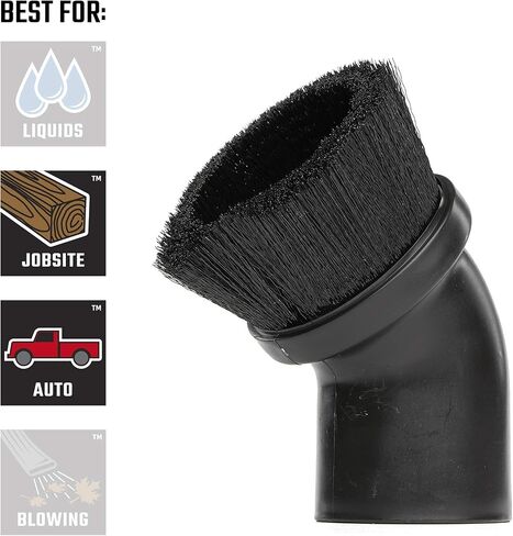 CRAFTSMAN CMXZVBE37413 2-1/2 in. Dusting Brush Wet/Dry Vac Attachment for Shop Vacuums in Saudi Arabia