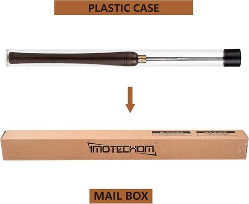 IMOTECHOM 3/8 بوصة HSS وعاء مخرطة إزميل أدوات تحول الخشب مع صندوق بلاستيكي مستدير وحقيبة للتعليق in Kuwait
