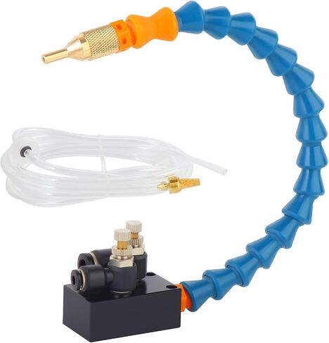 ERGAOBOY Mist Coolant Lubrication Spray System with Tubing,Fit For Air Pipe CNC Lathe Milling Drill & Metal Cutting Engraving Cooling Sprayer Machine in Kuwait