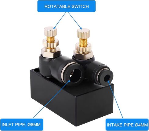 ERGAOBOY Mist Coolant Lubrication Spray System with Tubing,Fit For Air Pipe CNC Lathe Milling Drill & Metal Cutting Engraving Cooling Sprayer Machine in Kuwait