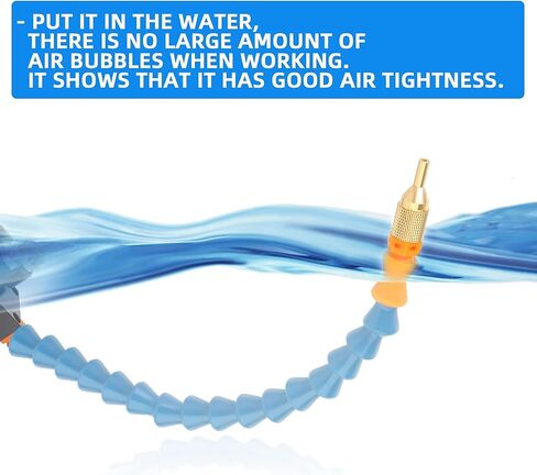 ERGAOBOY Mist Coolant Lubrication Spray System with Tubing,Fit For Air Pipe CNC Lathe Milling Drill & Metal Cutting Engraving Cooling Sprayer Machine in Kuwait