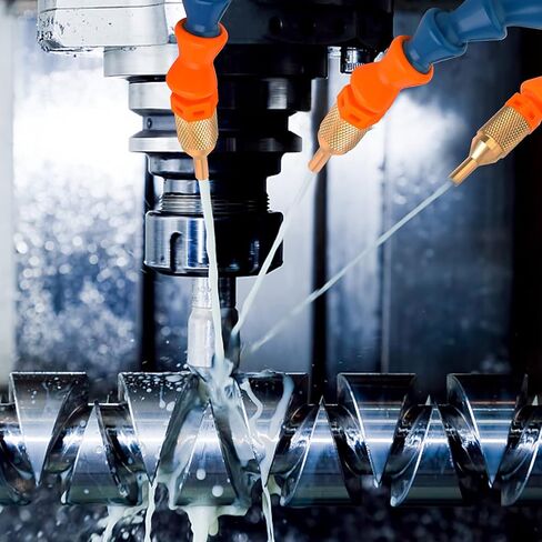 ERGAOBOY Mist Coolant Lubrication Spray System with Tubing,Fit For Air Pipe CNC Lathe Milling Drill & Metal Cutting Engraving Cooling Sprayer Machine in Kuwait