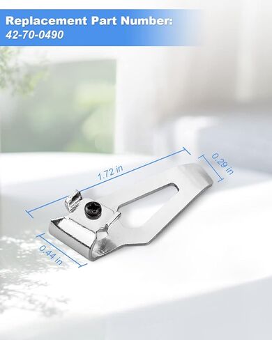 2 قطعة 42-70-0490 حزام كليب الجمعية صالح ل ميلووكي M12 2461-20 1/4 " شنيور يعمل بالبطارية/تأثير وجع حزام هوك مربع الملحقات in Kuwait