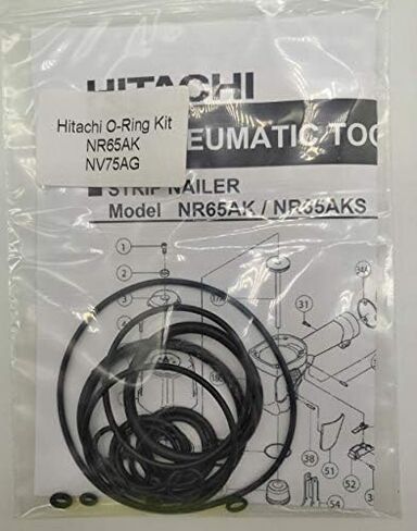 NR65AK NV75AG O-Ring Kit For Hitachi 2-1/2" Strap-Tite Strip Nailer With Trigger O-Rings in Saudi Arabia