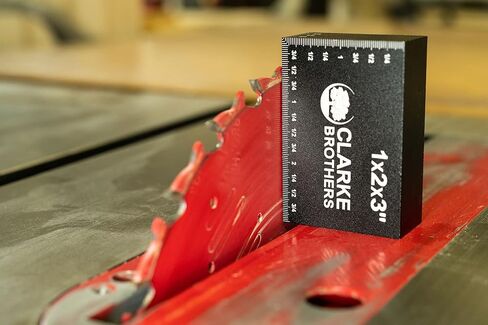 كلارك براذرز مكعبات تركيب - مجموعة مكعبات قياس الارتفاع 15 قطعة مع 2 قلم نجار - قضبان تركيب الوان متنوعة - مجموعة مكعبات تركيب احترافية لاعمال النجارة والنجارة والحفر والاعمال اليدوية in Kuwait