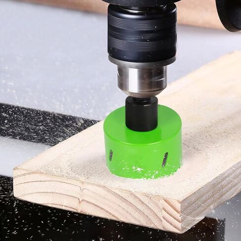 HLOFIZI 1-5/8 Inch Hole Saw Bit Bi-Metal for Wood Metal Plastic with Arbor, 1.5 Inch Depth in Saudi Arabia