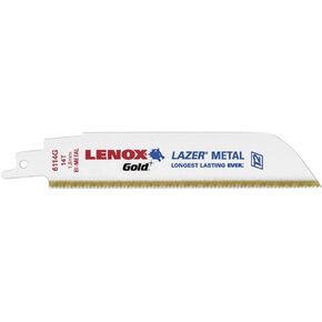 LENOX Tools Reciprocating Saw Blades, Metal Cutting, 6-Inch, 14 TPI, 5-Pack (21067614GR)