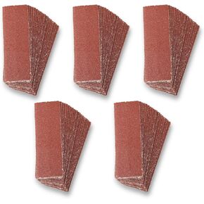 SPEEDWOX 100 PCS Micro Sander 3.5 x 1.2 Inch Detail Handle Sanding Tools Grit 240 Micro Finishing Sander Paper Hook & Loop Aluminum Oxide Sandpaper Detail Sander Refill Detail Sander Sandpaper in Saudi Arabia