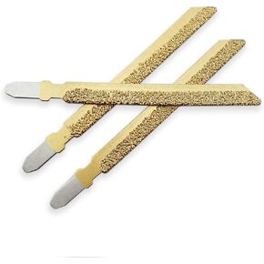 SHDIATOOL 5-Piece 4 in. Diamond Jig Saw Blades for Tile Ceramic Brick Granite Marble with T-Shank 46 Grit