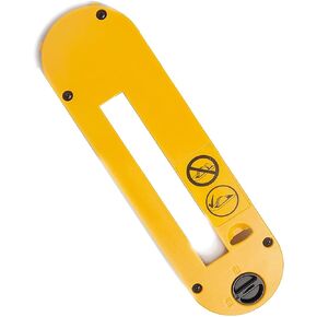 TonGass Dado Throat Plate Compatible with DeWalt 10" Portable Table Saw (DWE7490 DWE7491 DWE7491RS DWE7492) - Made from Aluminum Alloy
