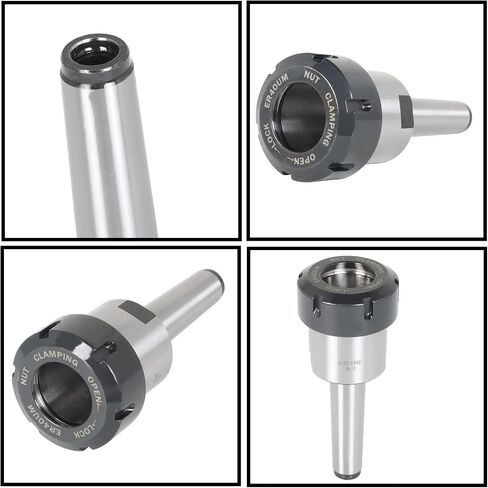 MTB3-ER40 Shank Suitable for CNC Engraving Machine and Milling Machine Tools with Wrench and 15 Pcs ER40 Collet in Saudi Arabia