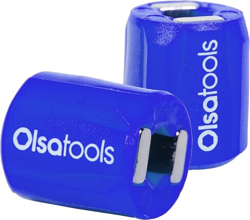 Bit Magnetizer Ring and Demagnetizer by Olsa Tools | Screwdriver Bit Drive Holder for Magnetic Driver Bits | Powerful Neodymium Magnet | Works With Allen/Hex Keys in Kuwait