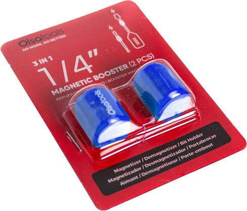 Bit Magnetizer Ring and Demagnetizer by Olsa Tools | Screwdriver Bit Drive Holder for Magnetic Driver Bits | Powerful Neodymium Magnet | Works With Allen/Hex Keys in Kuwait