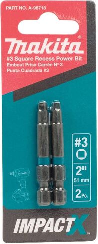 Makita A-96702 Impactx 2 Square Recess 2″ Power Bit, 2 Pack in Saudi Arabia