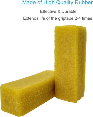 M-jump 4.8X2X2 بوصة عصا تنظيف كاشطة لأزهار السنفرة والأقراص مصنوعة من المطاط الطبيعي لتنظيف ورق الصنفرة وشريط خشن وأحذية التزلج وأقراص السنفرة | A"يجب اقتناؤها" in Kuwait