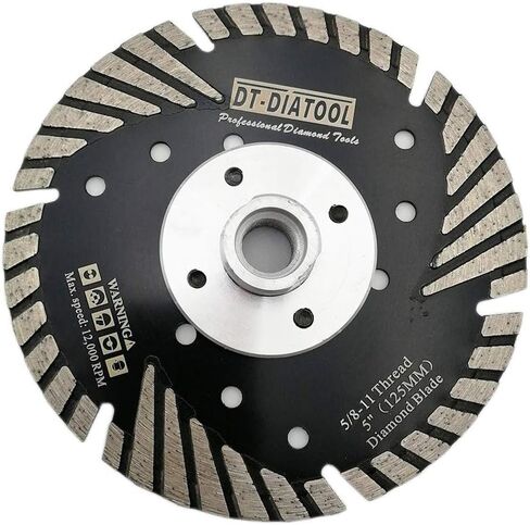 DT-DIATOOL 5 Inch Diamond Turbo Blade Cutting Granite Marble Concrete Hard Stones in Saudi Arabia