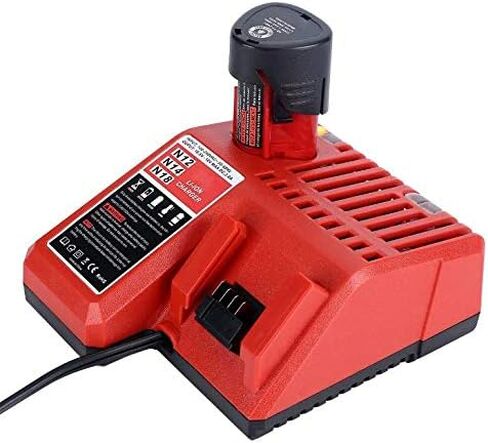 M18 & M12 Rapid Charger Replacement for Milwaukee 48-59-1812 12V&18V XC Lithium Ion Battery 48-11-1850 48-11-1840 48-11-1815 48-11-1828 in Saudi Arabia