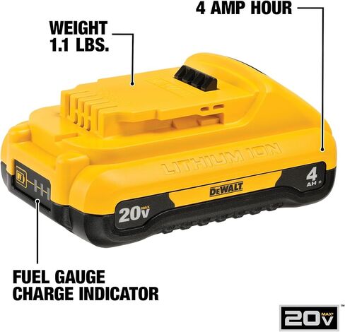 DEWALT 20V MAX* Batteries, Compact, 4.0-Ah, 2-Pack (DCB240-2) in Saudi Arabia