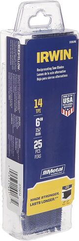 شفرات منشار من Irwin Tools - 372118P5 أدوات IRWIN ، معدن تثبيت ، 4 بوصات 14 TPI ، 5 عبوات (372414P5) in Saudi Arabia