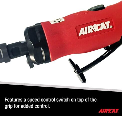 مطحنة مصبوبة مركبة من AirCAT 6285 .75 HP مع قفل دوران 20.000 لفة في الدقيقة، أحمر، صغير in Saudi Arabia