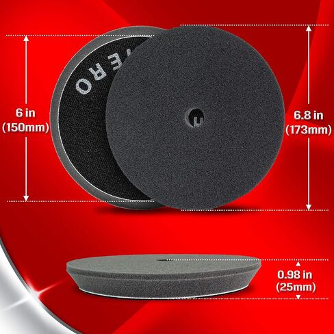 3pcs Polishing Pads for Orbital Sander, Orbital Buffing Pads Hook and Loop Foam Buffer Pad Set for Cutting, Compounding, Polishing and Waxing (5 inch) Almohadillas de pulido para lijadora Orbital in Saudi Arabia
