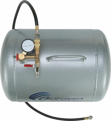 California Air Tools CAT-AUX05A Lightweight Portable Aluminum Air Tank, 5 Gallon, Silver in Kuwait