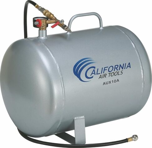 California Air Tools CAT-AUX05A Lightweight Portable Aluminum Air Tank, 5 Gallon, Silver in Kuwait