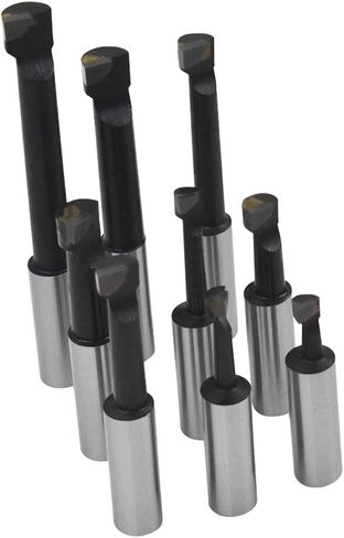 2 Inch Boring Head R8 Shank 9pcs 1/2 Inch Carbide Boring Bar Set milling Machine Boring Head Set in Saudi Arabia