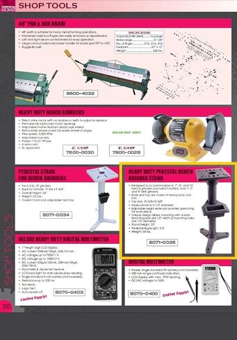 HHIP 8071-0035 Heavy Duty Bench Grinder Stand in Saudi Arabia