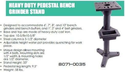HHIP 8071-0035 Heavy Duty Bench Grinder Stand in Saudi Arabia