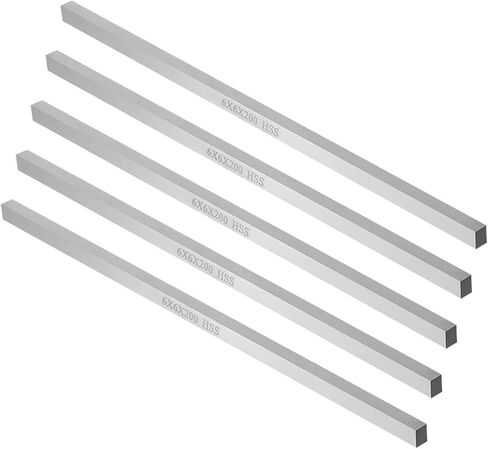 XMHF مخرطة HSS مربع قطع أداة بت بار مستطيلة مخرطة يطير القاطع مطحنة فارغة 8x8x200 مللي متر 3 قطعة in Kuwait