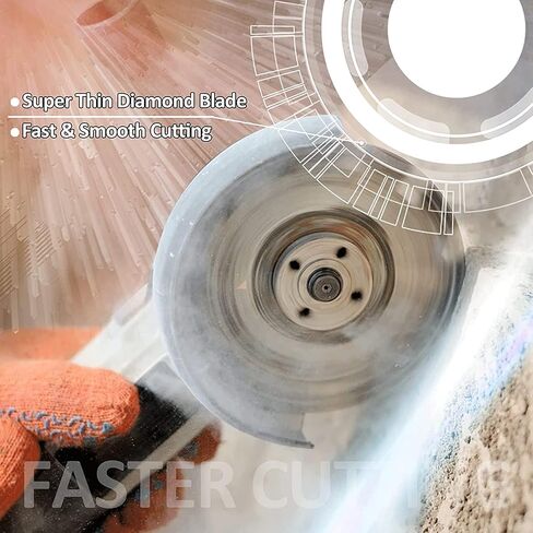 SHDIATOOL Tile Diamond Saw Blade, 3pcs 3In/75mm x Arbor 3/8In/10mm for Ceramic,Hard Porcelain,Glazed Tiles Dry Cutting disc in Saudi Arabia