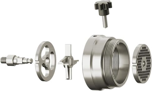 #8 Big Bite Dual Grind Adapter,Silver in Kuwait