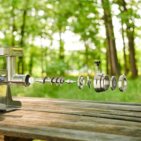 #8 Big Bite Dual Grind Adapter,Silver in Kuwait