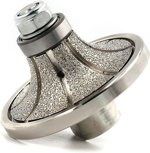 Z-LION B10 3/8" Diamond Hand Profile Wheel Router Bit Half Profiler Wheel for Granite Concrete Marble Edge with 5/8"-11 Thread in Saudi Arabia