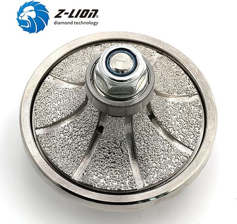 Z-LION B10 3/8" Diamond Hand Profile Wheel Router Bit Half Profiler Wheel for Granite Concrete Marble Edge with 5/8"-11 Thread in Saudi Arabia