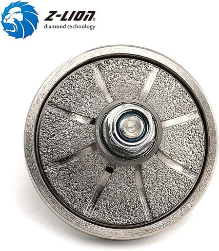 Z-LION B10 3/8" Diamond Hand Profile Wheel Router Bit Half Profiler Wheel for Granite Concrete Marble Edge with 5/8"-11 Thread in Saudi Arabia