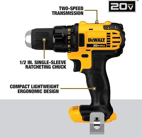 DEWALT 20V MAX Combo Kit, Compact 7-Tool with 111PC MASTER SET (DCK720D2 & DWA123AMQ4) in Saudi Arabia
