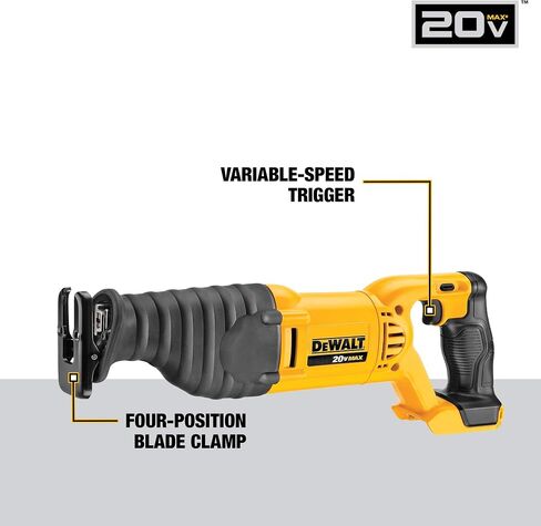 DEWALT 20V MAX Combo Kit, Compact 7-Tool with 111PC MASTER SET (DCK720D2 & DWA123AMQ4) in Saudi Arabia