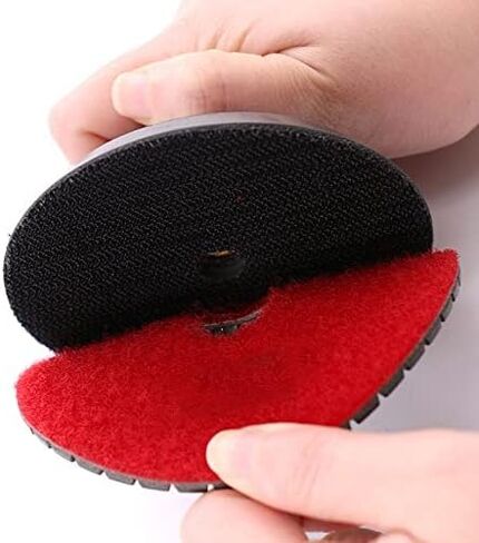Z-LION 4" Inch Wet 3 Step Diamond Polishing Pad Abrasive Disc for Granit Marble Concrete Flexible Grinding in Kuwait