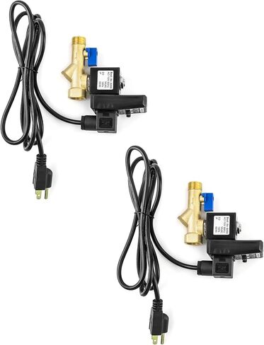 QWORK Automatic Timed Condensate Drain Valve 1/2" NPT Inlet 1/4" Outlet – Programmable Electric Air Drain for Compressor Tanks, Dryers & Filters in Saudi Arabia