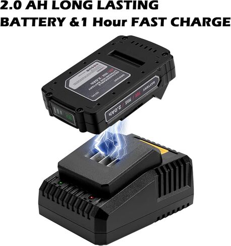 مجموعة مفاتيح ربط سقاطة كهربائية لاسلكية 3/8 بوصة من Lepmerk، مع عزم دوران أطول 4 بوصات، 20 فولت، 450 دورة في الدقيقة، 44.5 قدم رطل/60 نيوتن متر، طقم مفتاح ربط سقاطة كهربائي مع شاحن سريع لمدة ساعة واحدة و9 مقابس in Kuwait