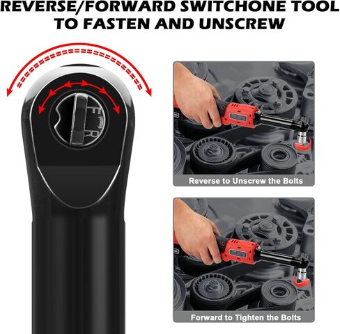 مجموعة مفاتيح ربط سقاطة كهربائية لاسلكية 3/8 بوصة من Lepmerk، مع عزم دوران أطول 4 بوصات، 20 فولت، 450 دورة في الدقيقة، 44.5 قدم رطل/60 نيوتن متر، طقم مفتاح ربط سقاطة كهربائي مع شاحن سريع لمدة ساعة واحدة و9 مقابس in Kuwait