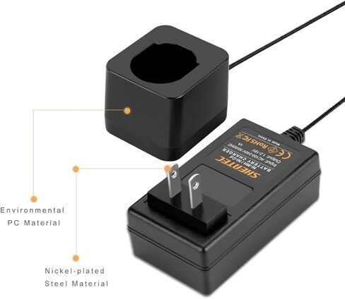 Shentec 7.2V-18v Battery Charger Compatible with Black and Decker PS120 PS130 PS140 Ni-MH/Ni-Cd Pod Style Batteries in Saudi Arabia
