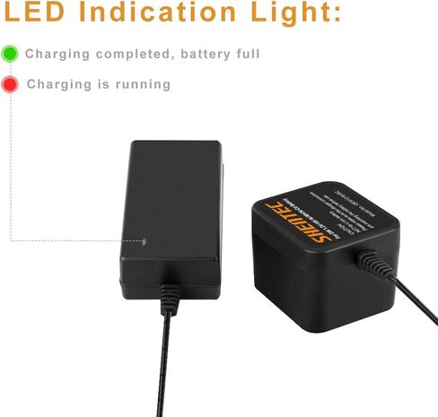 Shentec 7.2V-18v Battery Charger Compatible with Black and Decker PS120 PS130 PS140 Ni-MH/Ni-Cd Pod Style Batteries in Saudi Arabia