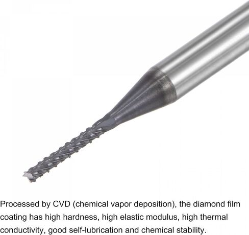 لقم توجيه CNC من Uxcell End Mill، 3.175 مم × 12 مم 1/8 بوصة، قطعة ألماس مطلية بطبقة من الكربيد، قطع طحن اليد اليمنى لخشب PCB والألياف البلاستيكية 10 قطع in Saudi Arabia